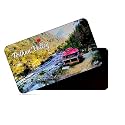 dhcrafts Rectangular Rubber Fridge Magnet/Magnetic Card Multicolor Himachal Pradesh Tirthan Valley D1 Design Pack of 1 (8.6cm x 5.4cm)