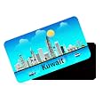 dhcrafts Rectangular Rubber Fridge MagnetMagnetic Card Blue