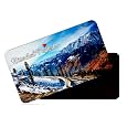 dhcrafts Rectangular Rubber Fridge Magnet/Magnetic Card Multicolor Himachal Pradesh Design Pack of 1 (8.6cm x 5.4cm)