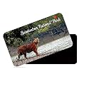 dhcrafts Rectangular Rubber Fridge Magnet/Magnetic Card Multicolor Sundarban National Park West Bengal Design Pack of 1 (8.6cm x 5.4cm)