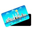 dhcrafts Rectangular Rubber Fridge MagnetMagnetic Card Blue