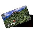 dhcrafts Rectangular Rubber Fridge Magnet/Magnetic Card Multicolor Tamil Nadu Yercaud Design Pack of 1 (8.6cm x 5.4cm)
