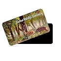 dhcrafts Rectangular Rubber Fridge Magnet/Magnetic Card Multicolor Uttarakhand Govind Pashu Vihar National Park &amp; Sanctuar Design Pack of 1 (8.6cm x 5.4cm)