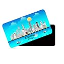 dhcrafts Rectangular Rubber Fridge MagnetMagnetic Card Blue