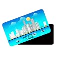 dhcrafts Rectangular Rubber Fridge MagnetMagnetic Card Blue