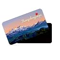 dhcrafts Rectangular Rubber Fridge Magnet/Magnetic Card Multicolor Kangchenjunga Design Pack of 1 (8.6cm x 5.4cm)