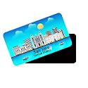 dhcrafts Rectangular Rubber Fridge MagnetMagnetic Card Blue