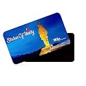 dhcrafts Rectangular Rubber Fridge Magnet/Magnetic Card Multicolor Gujarat Statue of Unity Design Pack of 1 (8.6cm x 5.4cm)