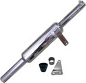 Dhe Best Indori Model Chrome Glasswool / Filter Royal Enfield Classic Full Exhaust System