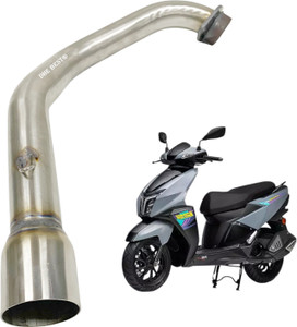 dhe best scooty exhaust bend pipe heavy duty middle pipe for tvs ntorq 125 tvs na full exhaust system
