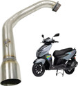Dhe Best Scooty Exhaust Bend Pipe Heavy duty Middle Pipe for TVS NTORQ 125 TVS NA Full Exhaust System