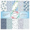 Dheett Floral Blossom Scrapbooking Paperpack 12 Inches 20 Decorative Craft Scrapbook Paper Designer Sheets 300 GSM Matte Finish Perfect for Making Greeting Cards Envelops and Albums - Pack of 1