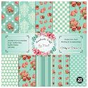 Dheett Only in Dreams Scrapbooking Paperpack 6 Inches 20 Decorative Craft Scrapbook Paper Designer Sheets 300 GSM Matte Finish Perfect for Making Greeting Cards Envelops and Albums - Pack of 1