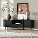 DHH 7134 Fluted TV Stand with Power