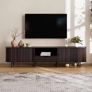 DHH 86.6 inch Fluted TV Stand with