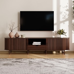 DHH 86.6 inch Fluted TV Stand with