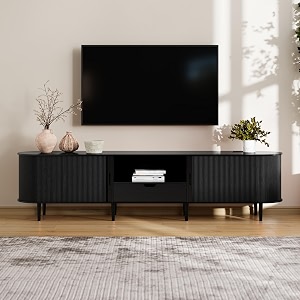 DHH 86.6 inch Fluted TV Stand with