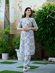 Dhibha Women Kurta Pant Set