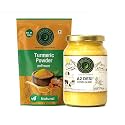 DHINALI A2 Desi Cow Ghee 500ml & Natural Turmeric Powder 100g Combo | Traditional Bilona Curd-Churned Ghee with Pure Lakadong-Style Haldi | Immunity-Boosting Kitchen Staples from Uttarakhand