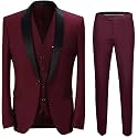 Dhingra Mens Slim Fit Tuxedo 3pcs Suit