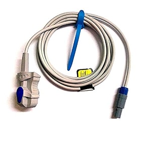 spo2 probe 3 mtr adult rubber type 5 pin digital for multipera monitor