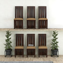 Dholamaru Solid Sheesham Wood Set Of 6 Cushion Dining Chairs For Dining Room|Study Room Solid Wood Dining Chair