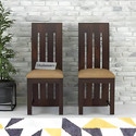 Dholamaru Solid Sheesham Wood Set Of 8 Cushion Dining Chairs For Dining Room|Study Room Solid Wood Dining Chair