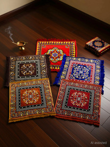 dholu decor hub velvet prayer mat