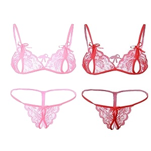 women baby doll bra panty dress nightwear designer lace transparent net western dress sexy wear for nights1 set free size baby pinkred