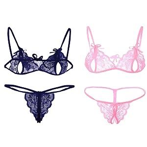 dhrexv women baby doll bra panty dress nightwear designer lace transparent net western dress sexy wear for nights1 set free size navybaby pink