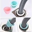 Drain Pipe Seal Hose Silicone Plug,Silicone Sealing Plug Kitchen Pipe Sewer Seal Ring Washing Machine Drain Multipurpose Pipe Connector Bathroom Kitchen Laundry Pack of 2 (Drain Strainer � A)