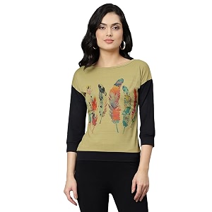 DHRUVI TRENDZ Animal Print Regular Fit Jeans