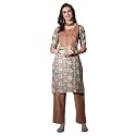 DHRUVI TRENDZ Kurta Set for Women 
