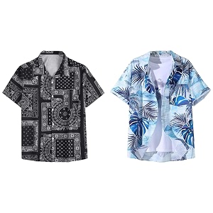 DHRUVI TRENDZ Mens Cotton Regular Fit Shirt