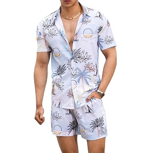 DHRUVI TRENDZ Rayon Co-Ord Set for Men