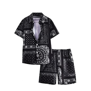 DHRUVI TRENDZ Rayon Co-Ord Set for Men