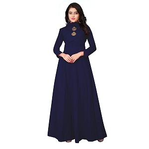 DHRUVI TRENDZ Womens Cotton Regular Fit Kurta