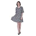 DHRUVI TRENDZ Women39s Knee-Length Dress One