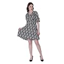 DHRUVI TRENDZ Women39s Knee-Length Dress One