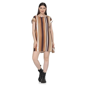 DHRUVI TRENDZ Womens Knee-Length Dress One