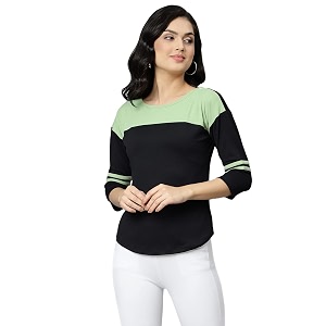 DHRUVI TRENDZ Womens Regular Fit Top