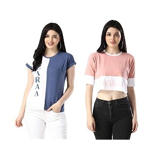 DHRUVI TRENDZ Womens Regular Fit TOP
