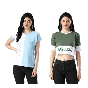 DHRUVI TRENDZ Womens Regular Fit TOP
