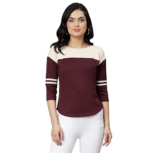 DHRUVI TRENDZ Womens Regular Fit Top