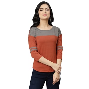 DHRUVI TRENDZ Womens Regular Fit Top