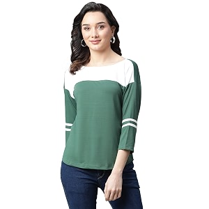 DHRUVI TRENDZ Womens Regular Fit Top