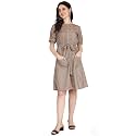DHRUVI TRENDZ Women39s Slub Rayon Western Dresses