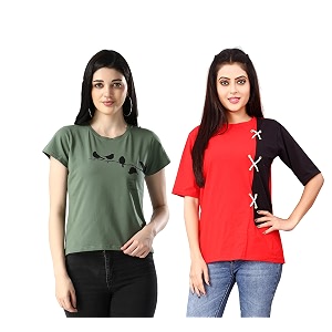 DHRUVI TRENDZ Womens T-Shirt