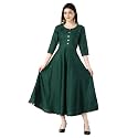 DHRUVI TRENDZ Women Rayon Anarkali Kurta