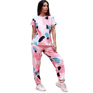DHRUVI TRENDZ Women Regular Fit Lycra Pajama